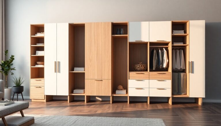 Anbauschrank ist ein modularer Schrank [Bildinhalt mit KI erstellt]