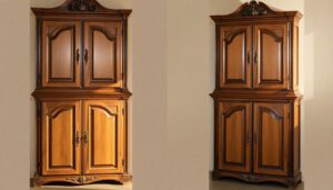 Armoire à deux corps: Eleganz in zwei Teilen
