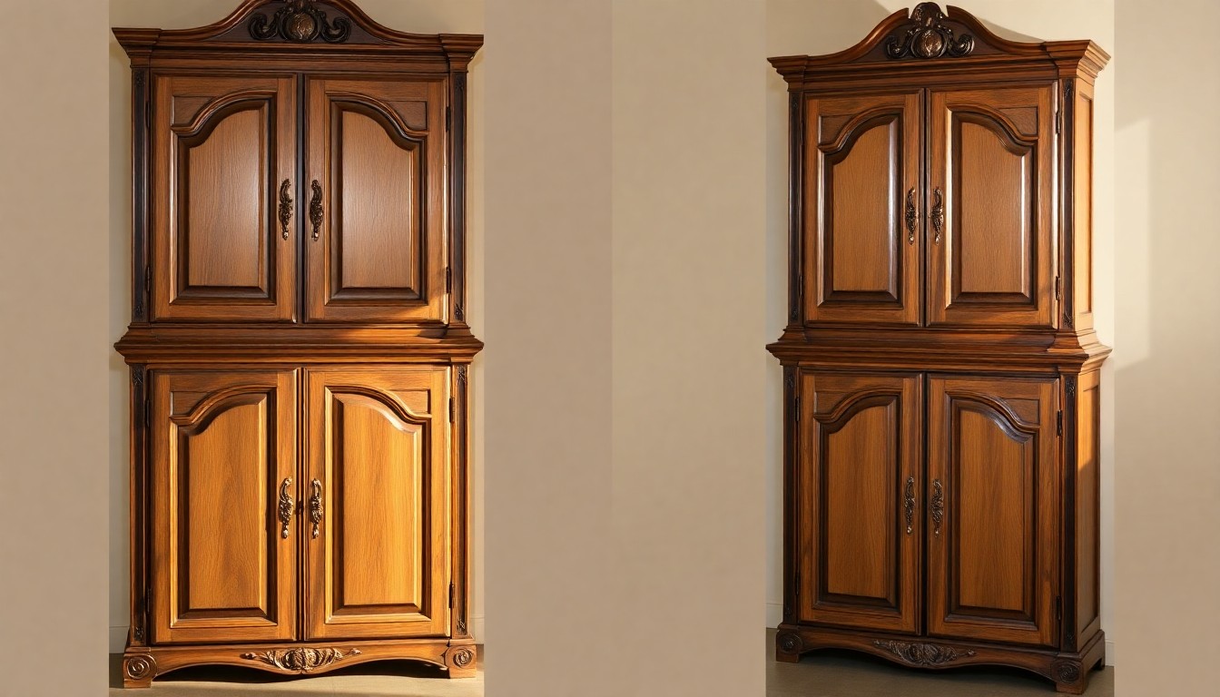 Armoire a deux corps