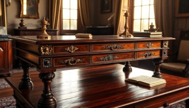 Bureau Plat ist ein flacher Schreibtischtyp