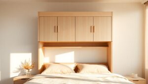 Platzwunder: Überbauschrank für optimale Nutzung des Raums