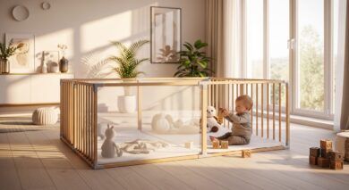 Laufgitter Sicherer Spielbereich fuer Kinder