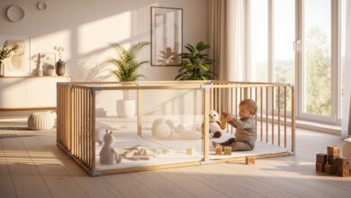 Laufgitter Sicherer Spielbereich fuer Kinder