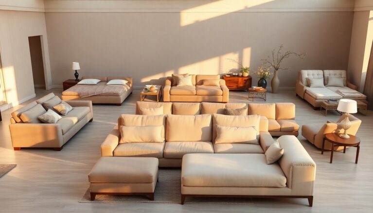 Liegemoebel umfassen Betten Sofas Chaiselongues und Recamieren [Bildinhalt mit KI erstellt]