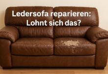 Lohnt es sich ein Ledersofa reparieren zu lassen