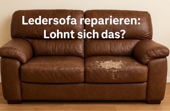 Lohnt es sich ein Ledersofa reparieren zu lassen
