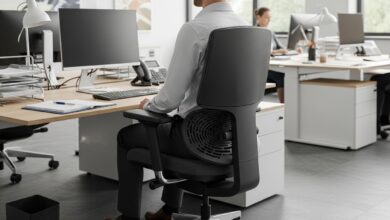 Lordosenstütze: Große Wirkung im Büro