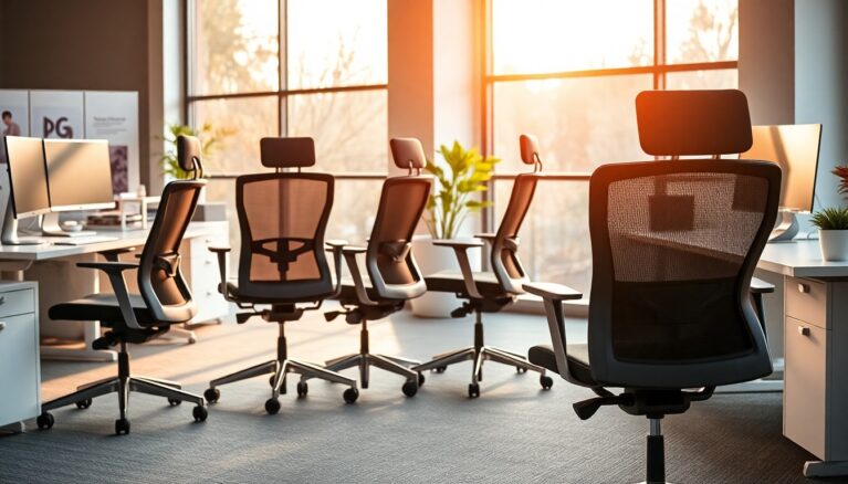 Optimale Buerostuehle Ergonomie Komfort [Bildinhalt mit KI erstellt]