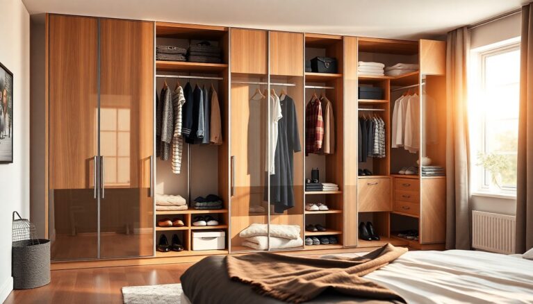 Optimale Kleiderschrank Loesungen [Bildinhalt mit KI erstellt]