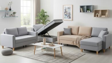 Optimale Sofas fuer kleine Raeume