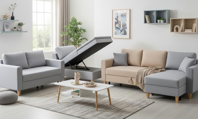 Optimale Sofas fuer kleine Raeume