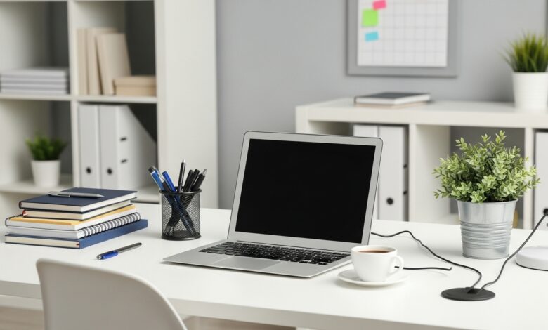 Schreibtisch organisieren: Bewährte Tipps für mehr Ordnung