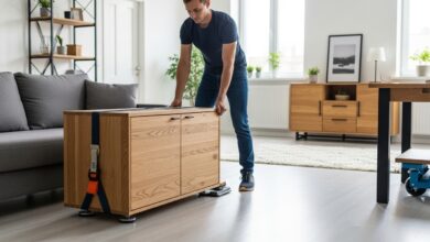 Schwere Möbel einfach verschieben - So geht's!