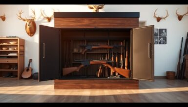 Sicherer Jagdwaffenschrank