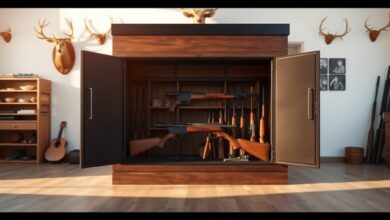 Sicherer Jagdwaffenschrank