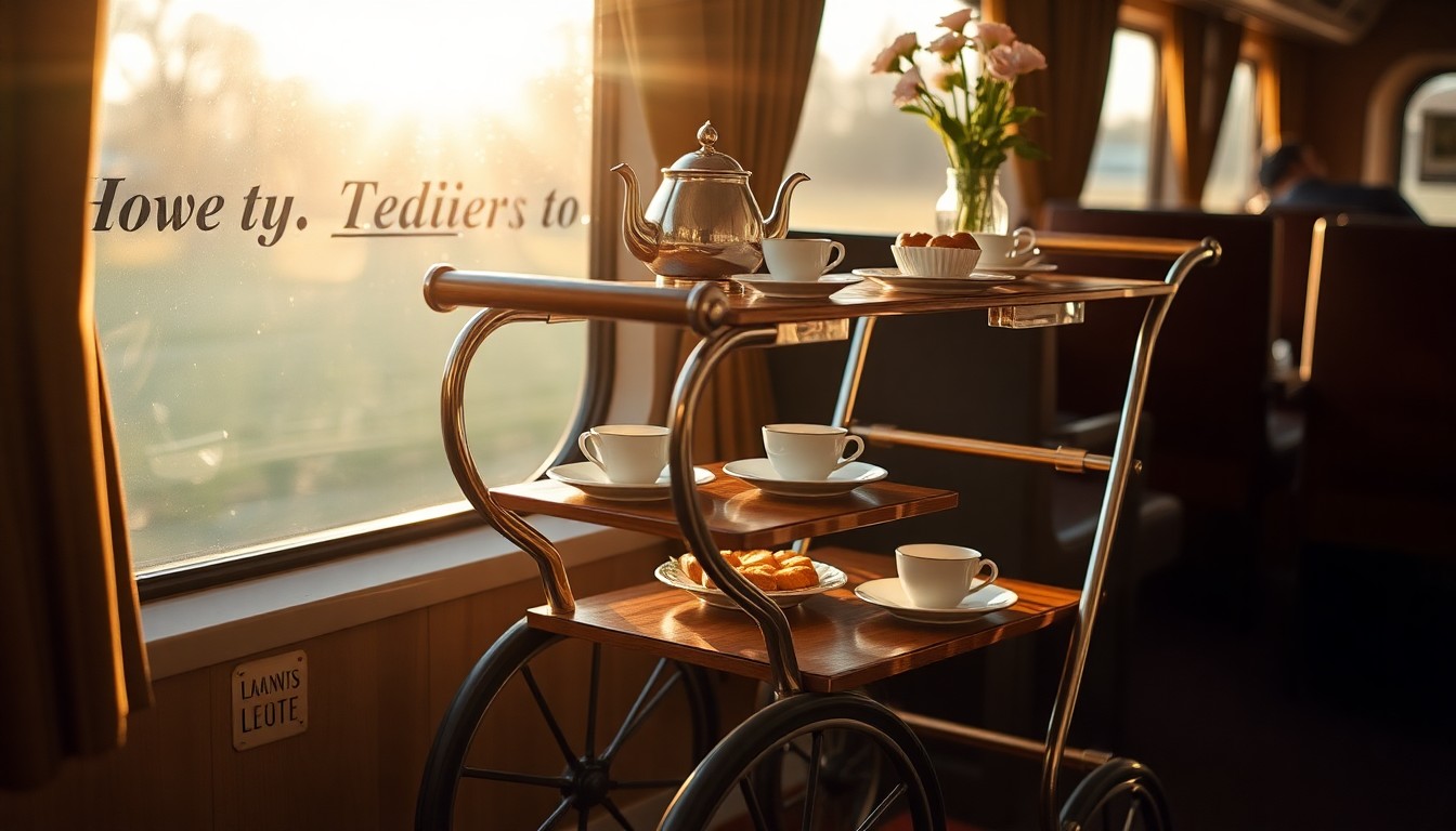 Teewagen auch als Servierwagen bekannt