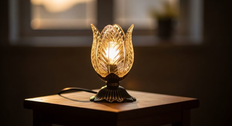Tulpenlampe [Bildinhalt mit KI erstellt]