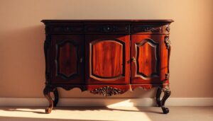 Vertiko: Antikes Biedermeier-Möbelstück