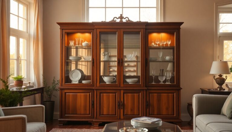 Vitrinenschrank [Bildinhalt mit KI erstellt]