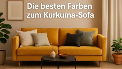 Welche Farbe passt zu einem Kurkuma Sofa