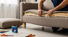Ein durchgesessenes Sofa reparieren – So geht’s