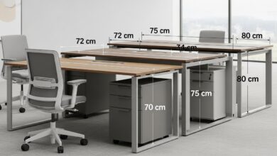 Die optimale Schreibtischhöhe für jede Körpergröße