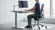 Die optimale Sitzhöhe des Bürostuhls am Arbeitsplatz