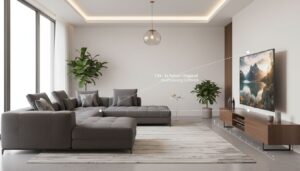 Bester Abstand zum TV im Wohnzimmer