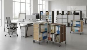 Effiziente Dokumentenorganisation mit Aktenwagen