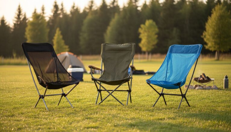 Campingstuhl [Bildinhalt mit KI erstellt]