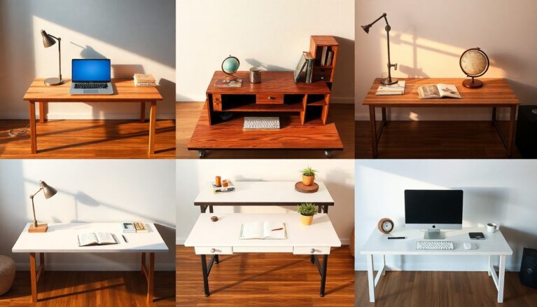 Computer desk Schreibtisch [Bildinhalt mit KI erstellt]