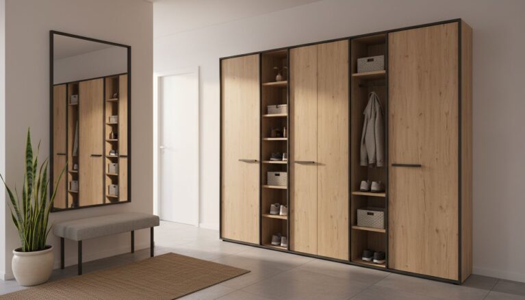 Dielenschrank [Bildinhalt mit KI erstellt]