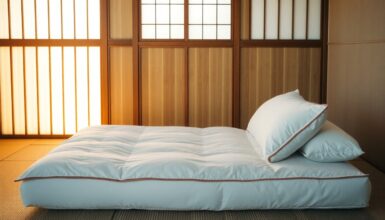 Ein Futon ist ein traditionelles japanisches Bett