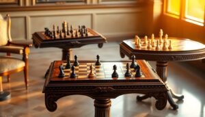 Elegante Schachtische: Design trifft Funktion