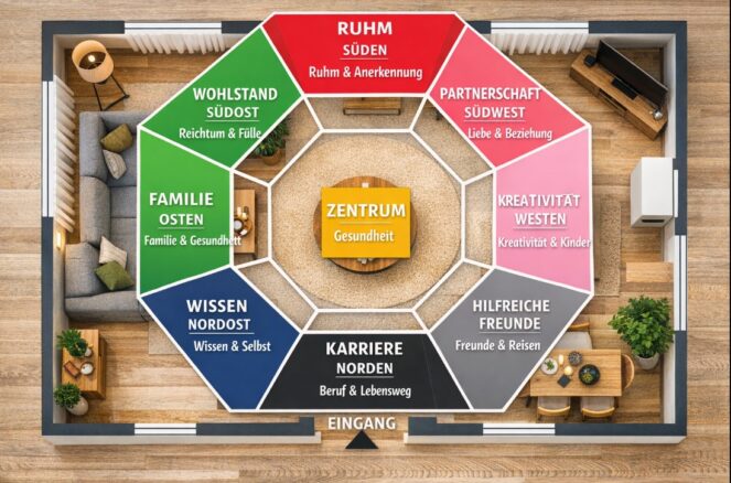 Feng Shui Wohnzimmer perfekt gestalten