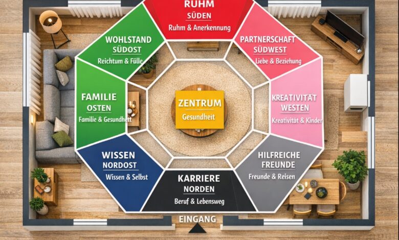 Feng Shui Wohnzimmer perfekt gestalten