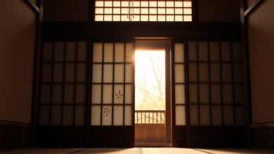 Fusuma Traditionelle japanische Schiebetueren