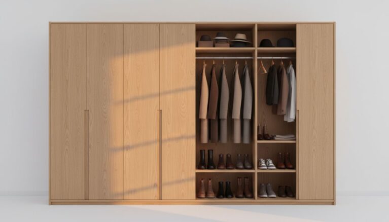Garderobenschrank [Bildinhalt mit KI erstellt]