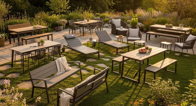Gartenmöbel [Bildinhalt mit KI erstellt]
