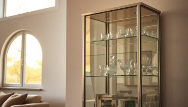 Glasschrank auch als Vitrine bekannt