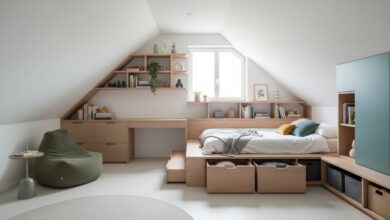 Jugendzimmer mit Dachschräge einrichten: Die besten Ideen