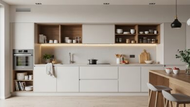 Küche ohne Hängeschränke: Design-Trends, Stauraum-Alternativen & Planungstipps