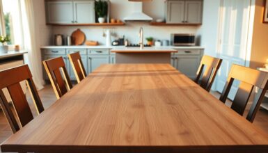 Kuechentisch ist ein zentrales Moebelstueck in der Kueche