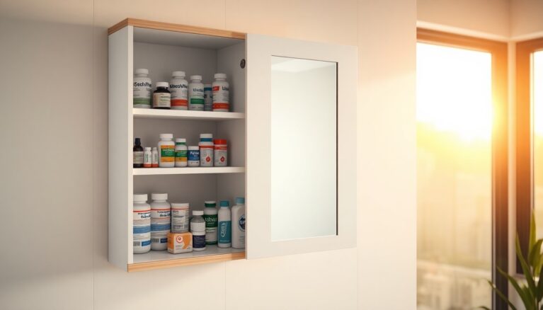 Medizinschrank [Bildinhalt mit KI erstellt]
