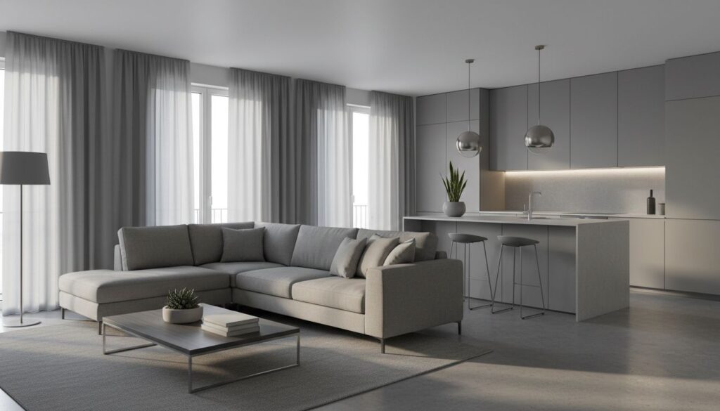 Warum graue Einrichtungen heute kalt wirken