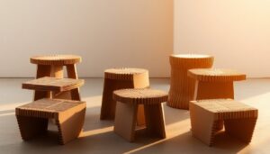Papphocker: Nachhaltige Sitzmöbel im Trend