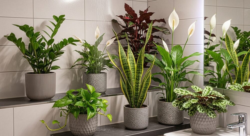 6 Dekorative und gengsame Pflanzen frs Bad ohne Licht