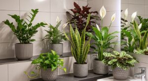 Dekorative und genügsame Pflanzen fürs Bad ohne Licht