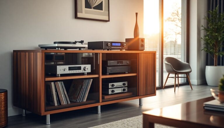 Phonoschrank [Bildinhalt mit KI erstellt]