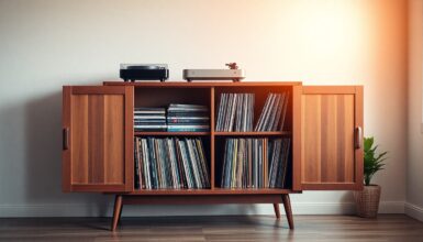 Plattenschrank fuer Schallplatten